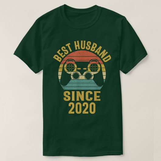Mens 2. Hochzeit Jubiläum Bestes Ehemann seit 20 T-Shirt (Design vorne)