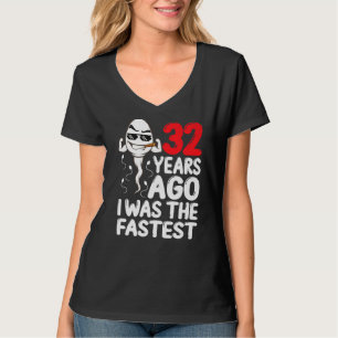 Mens 32. Geburtstagskleid vor 32 Jahren war ich da T-Shirt