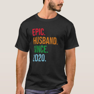 Mens 3. Hochzeit Jubiläum Ideen Epic Husband Si T-Shirt