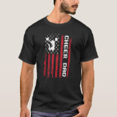 Mens 4th of July US Flag Cheer Dad Shirt For Fathe (Vorderseite)