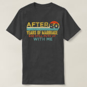 Mens 50th Wedding Anniversary Funny Husband 50 Yea T-Shirt (Design vorne)