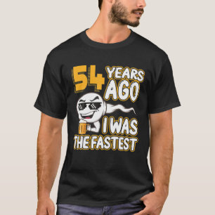 Mens 54. Geburtstag Gag Sperma vor 54 Jahren war i T-Shirt