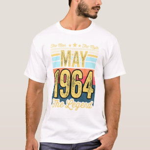 Mens 57. Geburtstag Der Mann der Mythos der Legend T-Shirt