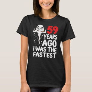 Mens 59. Geburtstagskleid vor 59 Jahren war ich da T-Shirt