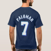 Men's 603 Riptide T - Shirt mit Name und Nummer (Rückseite)