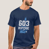 Men's 603 Riptide T - Shirt mit Name und Nummer (Vorderseite)
