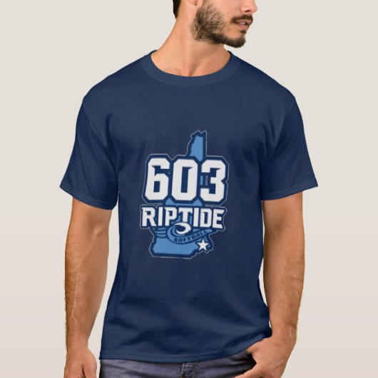 Men's 603 Riptide T - Shirt mit Name und Nummer (Vorderseite)