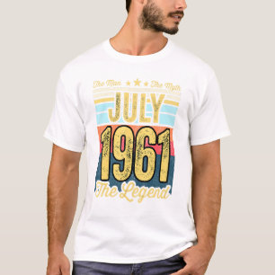 Mens 60. Geburtstag Der Mann der Mythos der Legend T-Shirt