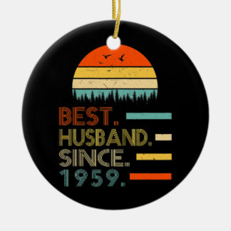 Mens 63. Hochzeitstag für ihn Beste Keramik Ornament