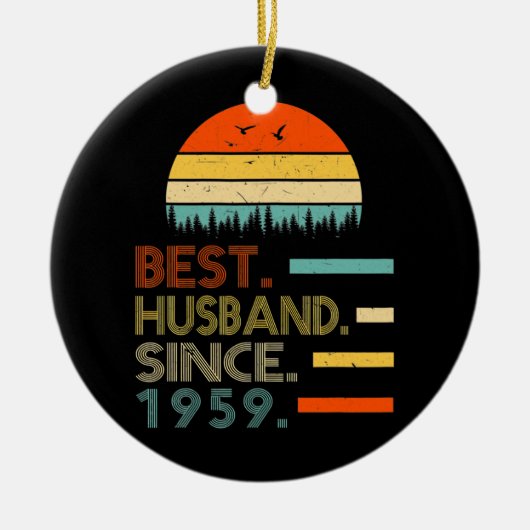 Mens 63. Hochzeitstag für ihn Beste Keramik Ornament (Vorne)