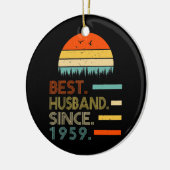 Mens 63. Hochzeitstag für ihn Beste Keramik Ornament (Links)