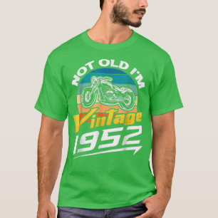 Mens 70. Geburtstag Man Biker Legend Motorrad Cho T-Shirt