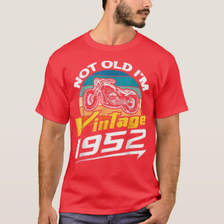 Mens 70. Geburtstag Man Biker Legend Motorrad Cho T-Shirt