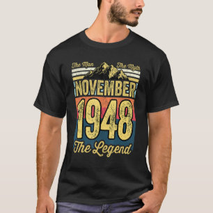 Mens 73. Geburtstag Der Mann der Mythos der Legend T-Shirt
