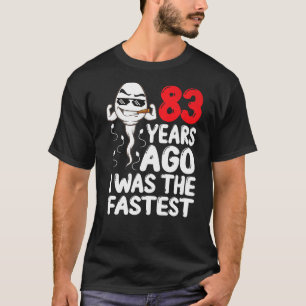 Mens 83. Geburtstagskleid vor 83 Jahren war ich da T-Shirt