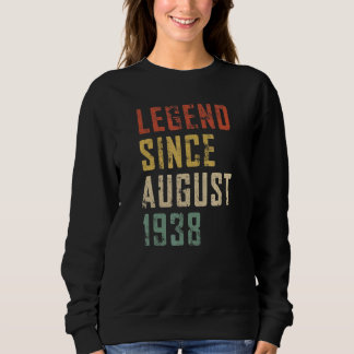 Mens 84 Years Old Legend Seit August 1938 84. Sweatshirt