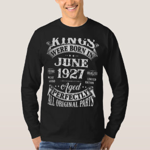 Mens 95. Geburtstagsgeschenk für Könige Geboren im T-Shirt