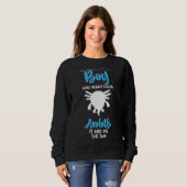 Mens A Boy Who Liebe Axolotl Sweatshirt (Vorne ganz)