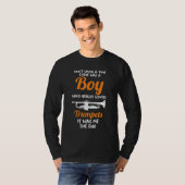 Mens A boy who really loved Trumpets T-Shirt (Vorne ganz)