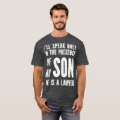 Mens Abschluss Geschenk des Anwalts von T-Shirt (Vorne ganz)