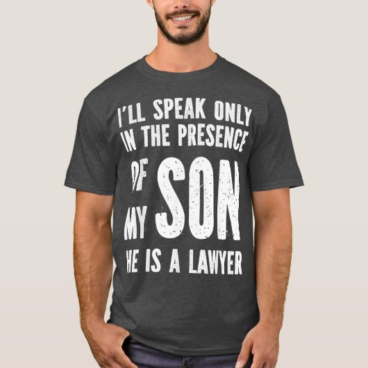 Mens Abschluss Geschenk des Anwalts von T-Shirt (Vorderseite)