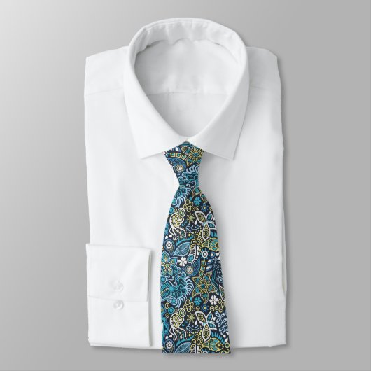 Mens Abstrakt Neck Tie Krawatte (Gebunden)