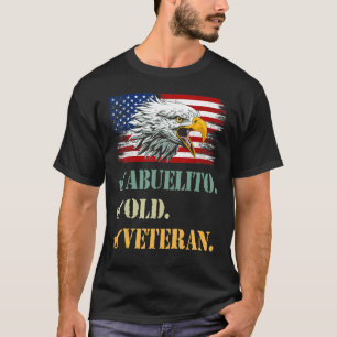 Mens Abuelito Alte Veteran American Adle Flag Cool T-Shirt