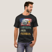 Mens Abuelito Alte Veteran American Adle Flag Cool T-Shirt (Vorne ganz)