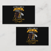 Mens Accordion Musician Accordion Music Squeezebox Visitenkarte (Vorne/Hinten)