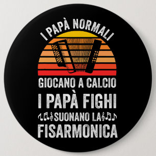 Mens Accordion Vathers Day Musician Accordion Fath Button