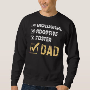 Mens Adoptive Vater Happy Adoption Tag Neue Eltern Sweatshirt