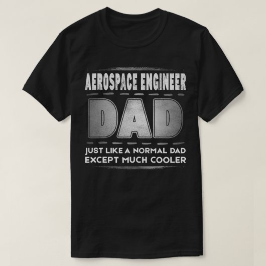 Mens Aerospace Engineer Vater Sehr viel Cooler Vät T-Shirt (Design vorne)