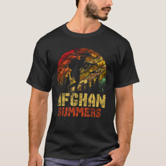 Mens Afghan Summers Veteran Vintag Afghanistan Ve T-Shirt