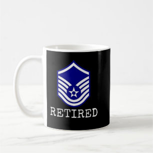 Mens Air Force Remüde E7 Master Sergeant Kaffeetasse