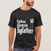 Mens Alaskan Malamute Dog Vater, Malamute Dog Vate T-Shirt (Vorderseite)