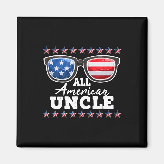 Mens All American UNCLE Men Magnet (Vorne)