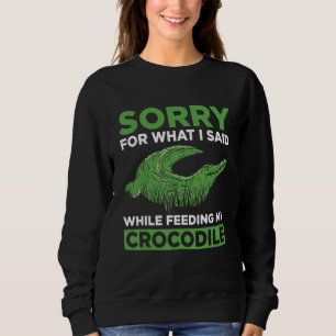 Mens Alligator Krokodil für Alligatoren Krokodil Sweatshirt