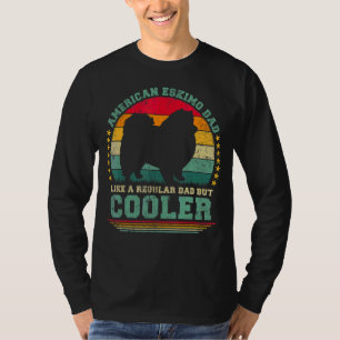 Mens American Eskimo Vater wie ein regelmäßiger Va T-Shirt