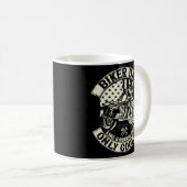 Mens American Flag Biker Vater Motorrad Kaffeetasse (VorderseiteRechts)