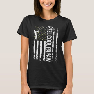 Mens American Flag Cool Papaw für Daddy Husba T-Shirt