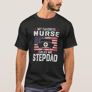 Mens American Flag Meine Lieblingsnahrung nennt mi T-Shirt