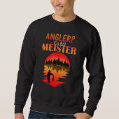 Mens Angler Master Fischer Angelfischen Angelangle Sweatshirt (Vorderseite)