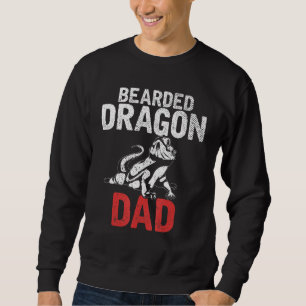 Mens Animal Pet Vater Lizard Reptile Bartdrache Sweatshirt