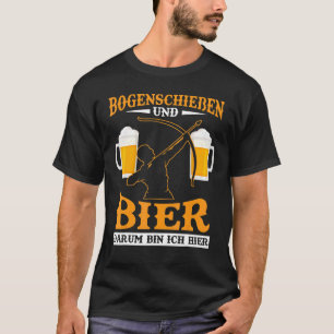 Mens Archery Beer Archer Drinks T-Shirt