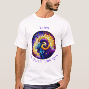 Mens Aries Tshirt, Geburtstagsgeschenk für ihn, Zo T-Shirt