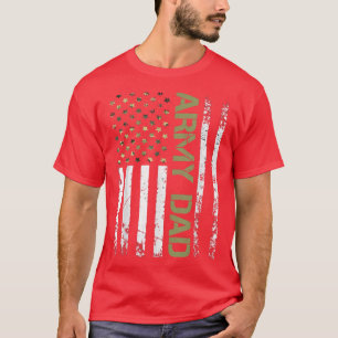 Mens Army Vater United Staaten USA Flag für Vater T-Shirt