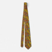 Mens Artistic Abstrakt Neck Tie Krawatte (Rückseite)