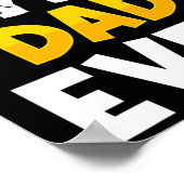 Mens asl signe Language Deaf Awareness and Deaf Va Poster (Ecke)