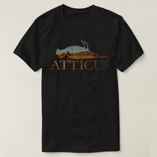 Mens ATTICUS Horizon Bird T Shirt (Foto Print) (Design vorne)