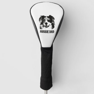 Mens Aussie Vater - Australian Shepherd Dog Vater Golf Headcover